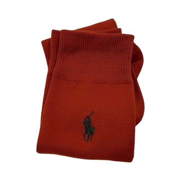 POLO RALPH LAUREN SOCKS. FITS 7-8. ORANGE. - Picture 1 of 3